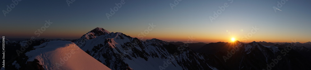 sunset in the alps (on top of Schellschlicht/Germany) sunset in the alps (on top of Schellschlicht/Germany)