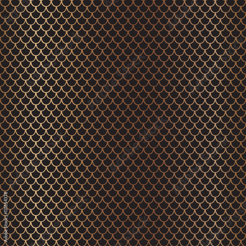 seamless pattern scales brown background