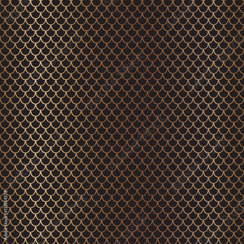 seamless pattern scales brown background