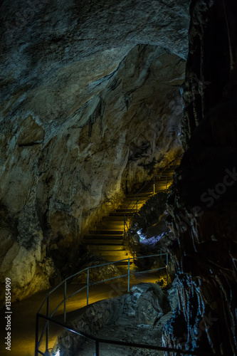 Speleothems in solutional karst cave. Emine-Bair-Khosar photo