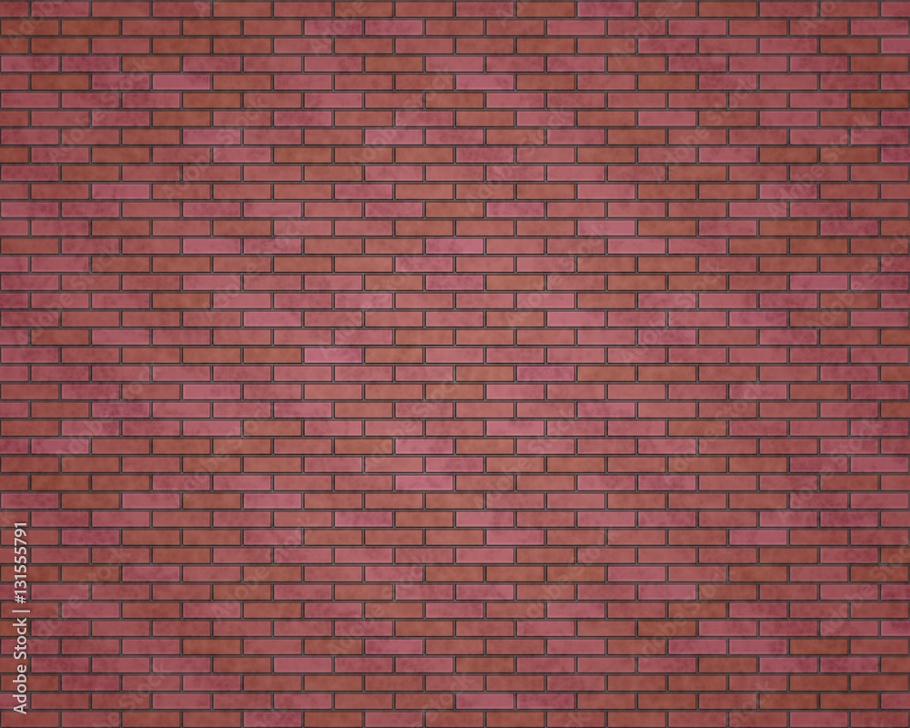 3D rendering red brickwall 3D rendering red brickwall