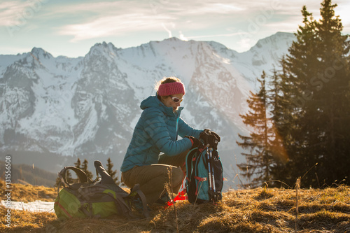 Soleil hivernal dans les Aravis