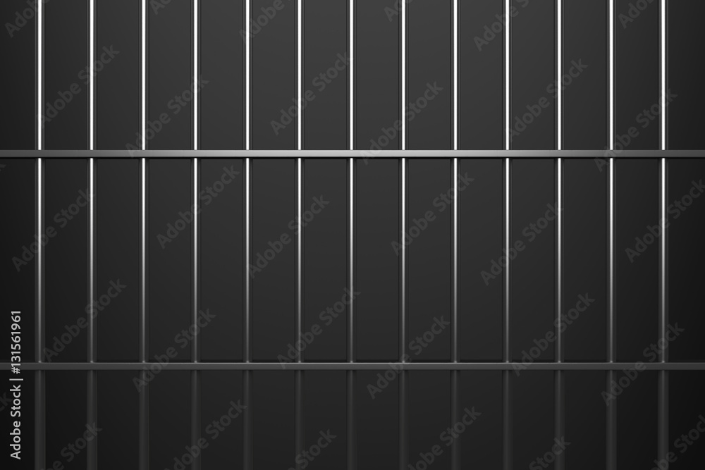Prison bars. 3D illustration Prison bars. 3D illustration