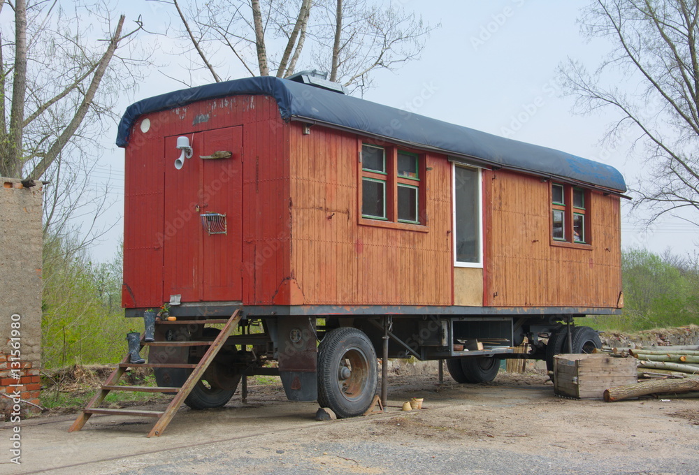 Obraz premium Bauwagen