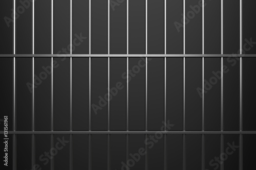 Wallpaper Mural Prison bars. 3D illustration Torontodigital.ca