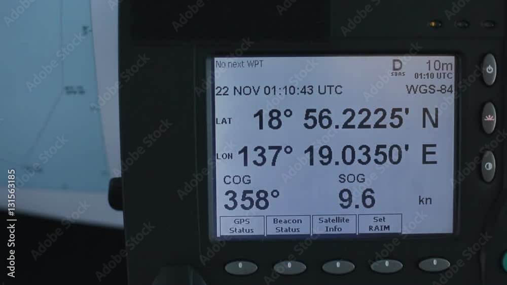 GPS receiver in working. GPS receiver in working.