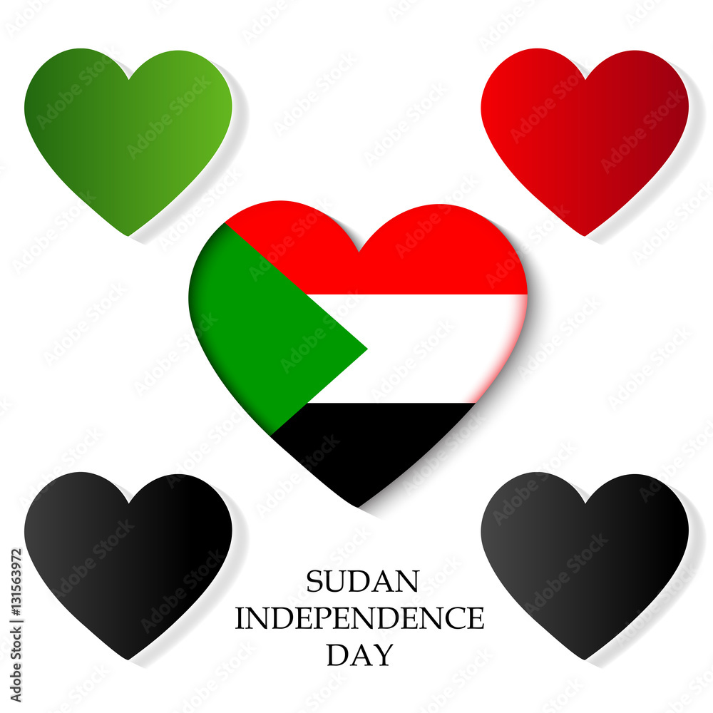 sudan independence day. Stock Illustration | Adobe Stock
