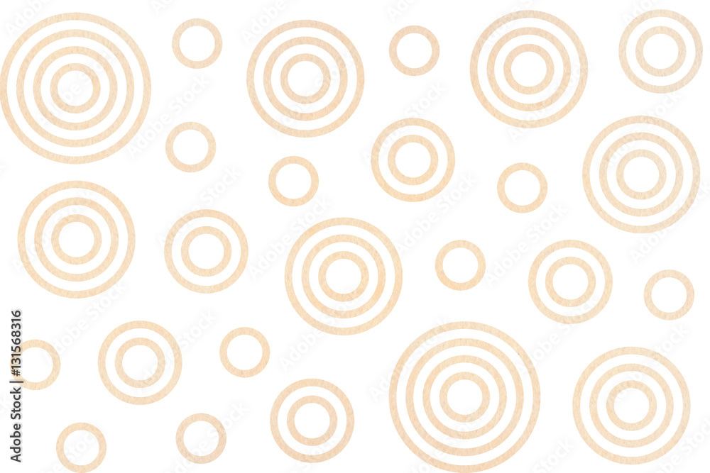 Watercolor circles pattern.