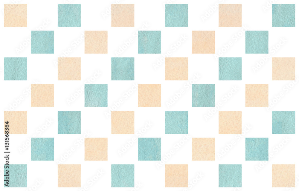 Watercolor geometrical pattern. Watercolor geometrical pattern.