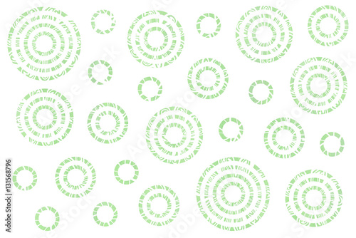 Watercolor abstract circles pattern.