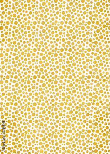 Gold foil decorative background with pattern.