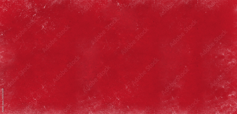 Bright red abstract textured background. Texture of red paint with splashes and scratches. School Background Texture Red Valentine's Day Celebration