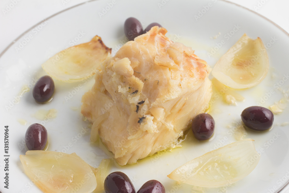 Boiled Cod Fish Boiled Cod Fish