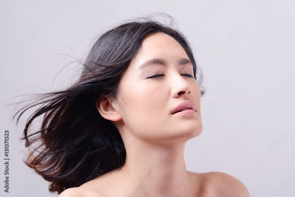 Healthy Long Hair woman