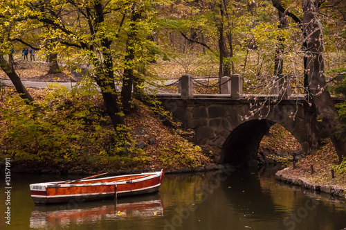 Boat on river