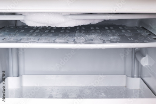 Ice in fridge