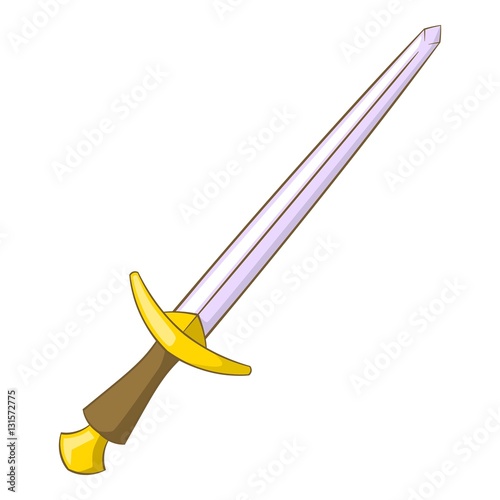 Dagger icon. Cartoon illustration of dagger vector icon for web design
