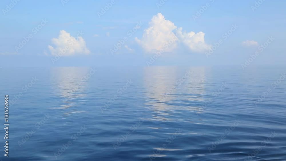 Calm sea and cloudy sky. Calm sea and cloudy sky.