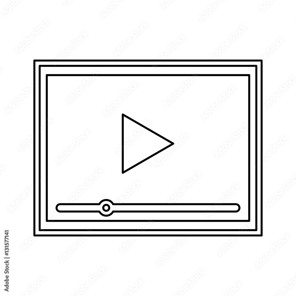 video player isolated icon vector illustration design video player isolated icon vector illustration design
