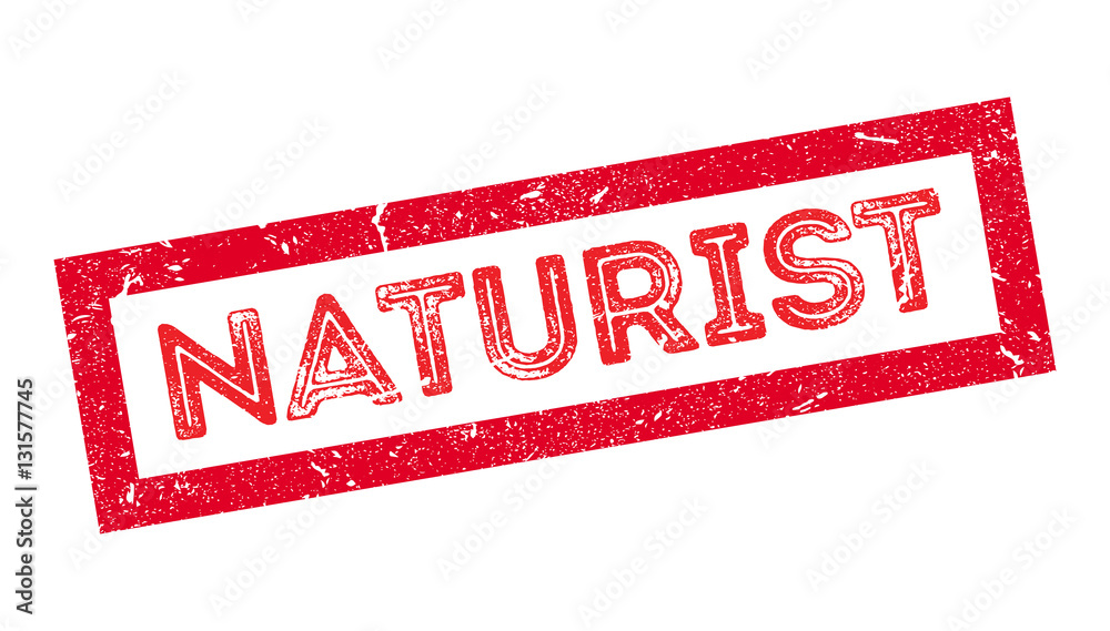 Naturist rubber stamp