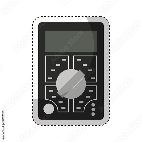 electrical multimeter isolated icon vector illustration design