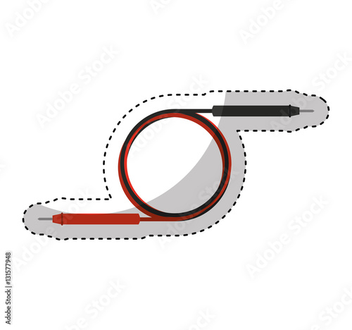 electrical multimeter isolated icon vector illustration design
