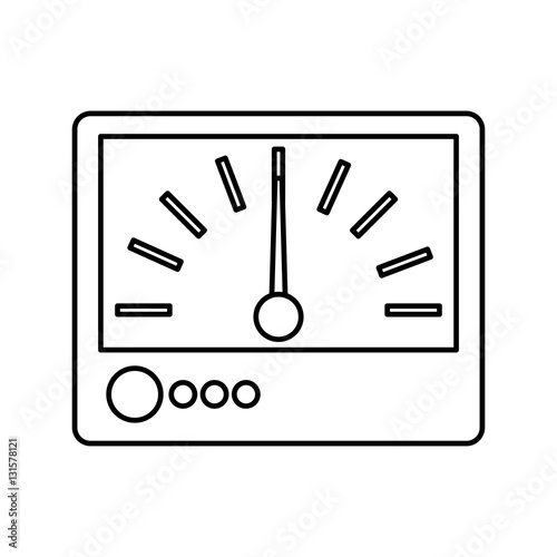 electrical multimeter isolated icon vector illustration design