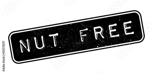 Nut free rubber stamp