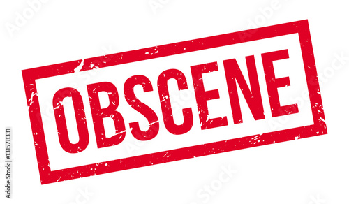 Obscene rubber stamp