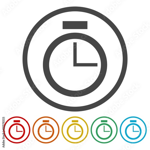 Vector stopwatch icon 