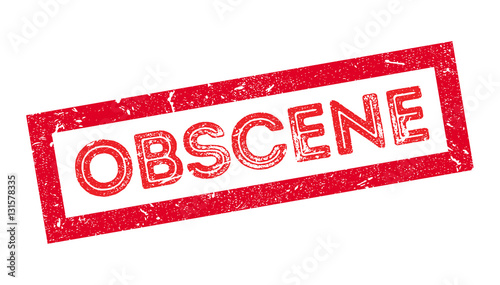 Obscene rubber stamp