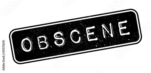 Obscene rubber stamp