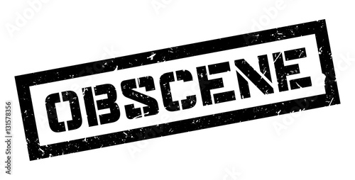 Obscene rubber stamp