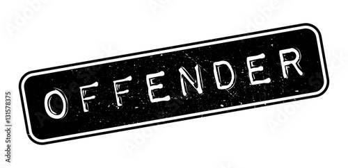 Offender rubber stamp