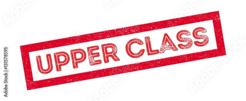 Upper Class rubber stamp