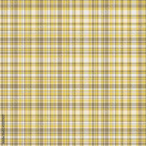 Checkered fabric tartan textile. Vector vintage seamless pattern.