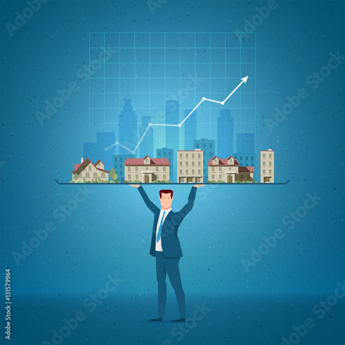 Real Estate concept vector illustration