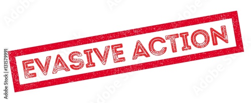 Evasive Action rubber stamp