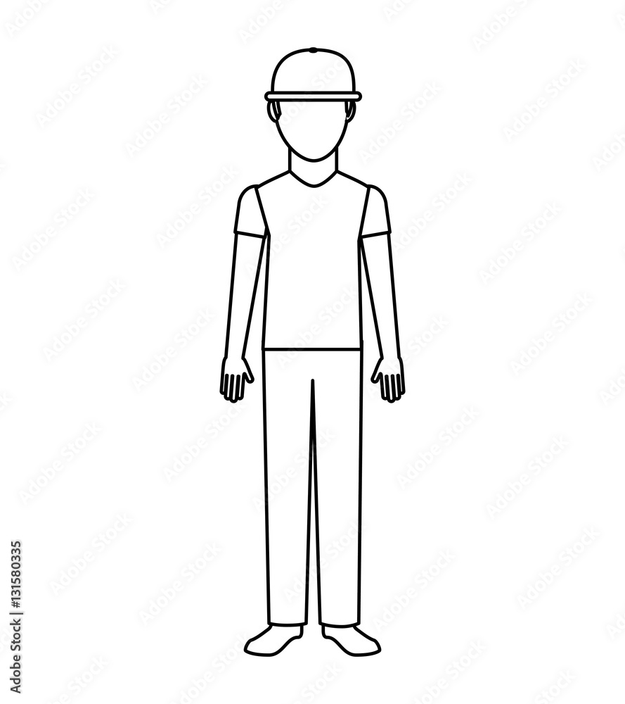 courier man avatar worker vector illustration design courier man avatar worker vector illustration design