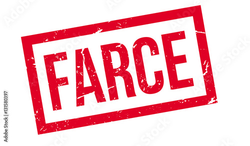 Farce rubber stamp