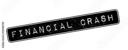 Financial Crash rubber stamp