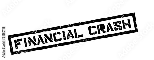 Financial Crash rubber stamp