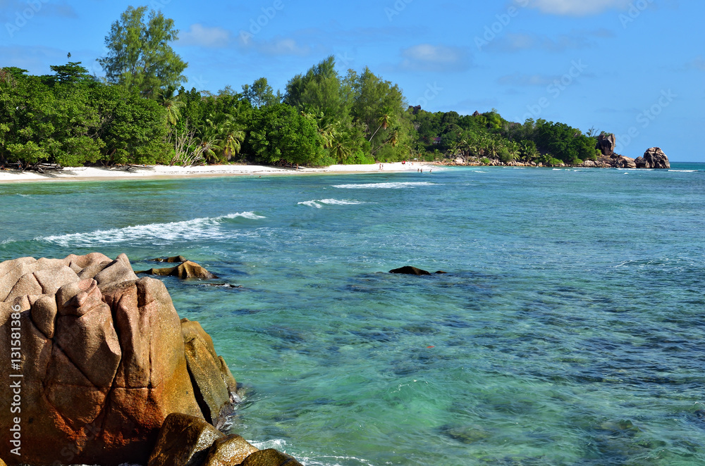 Obraz premium Seychelles, La Digue