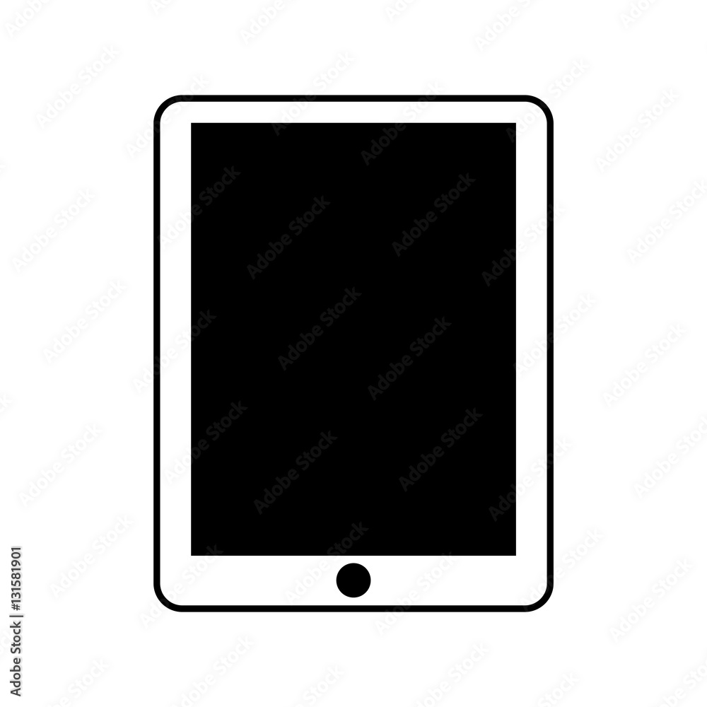 tablet technology line icon vector illustration design tablet technology line icon vector illustration design