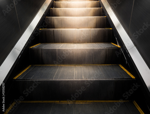 escalator in modern office photo
