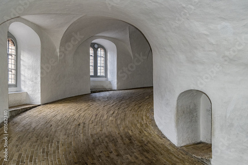 Fototapeta Copenhagen Round Tower Interior