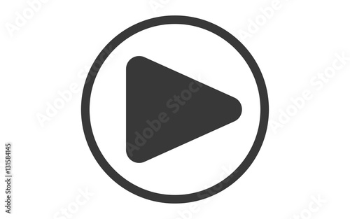 Play vector icon 