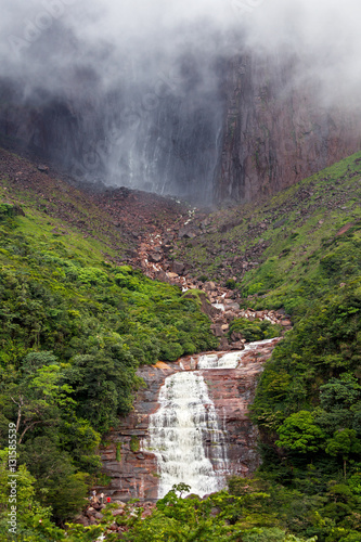 Angel Falls (Salto Angel) is worlds highest waterfalls (978 m) - Venezuela, South America photo