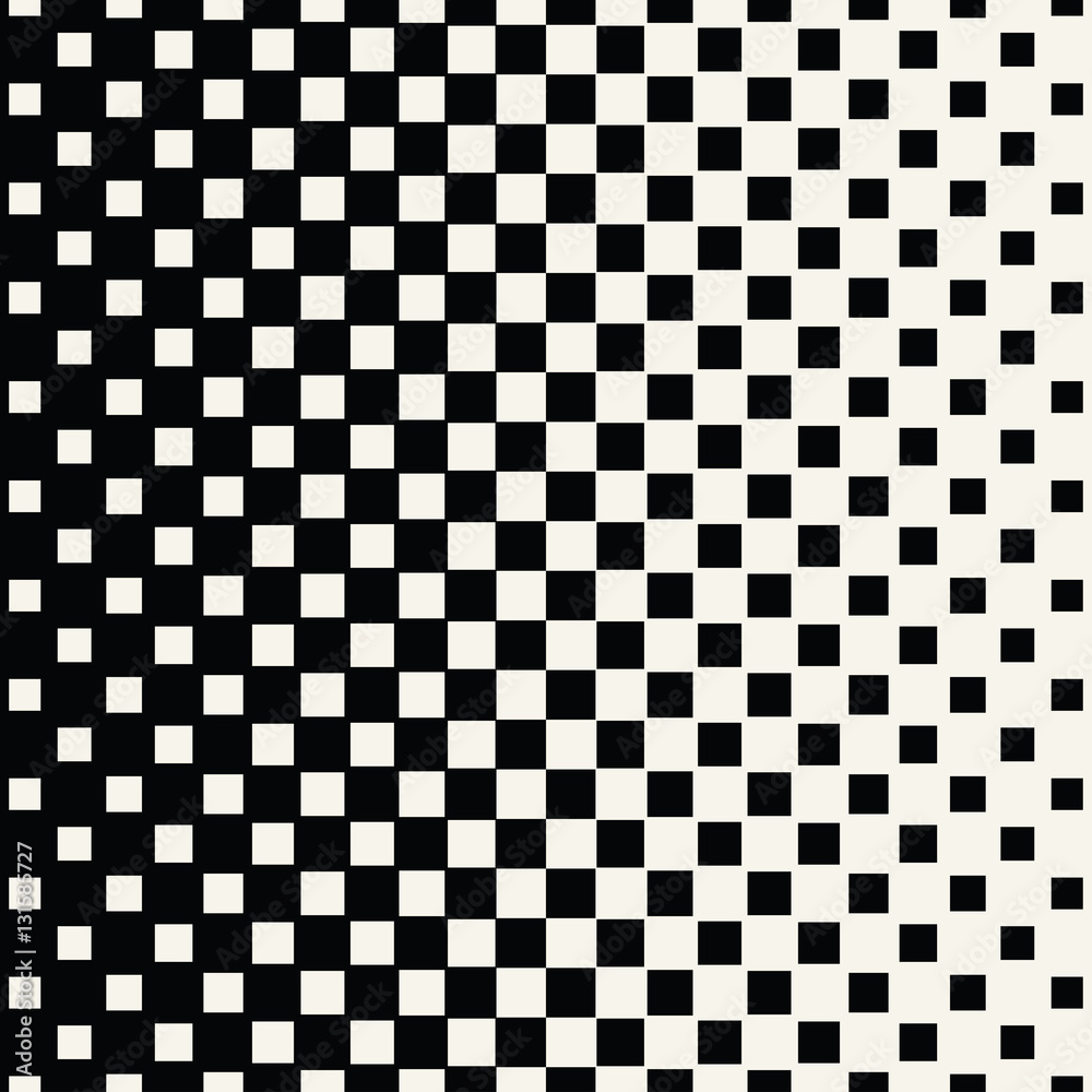 Fototapeta premium Abstract geometric hipster fashion halftone square pattern