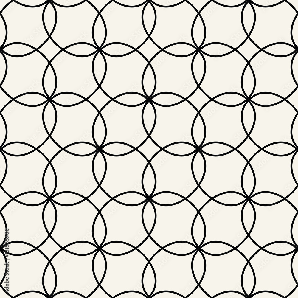 Naklejka premium Abstract geometric black and white hipster deco art pattern